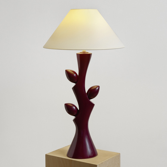 lampe Branche aubergine